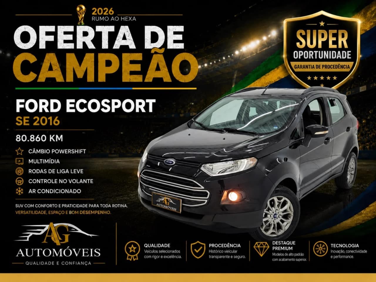 Ford EcoSport 1.6 SE 16V FLEX 4P POWERSHIFT