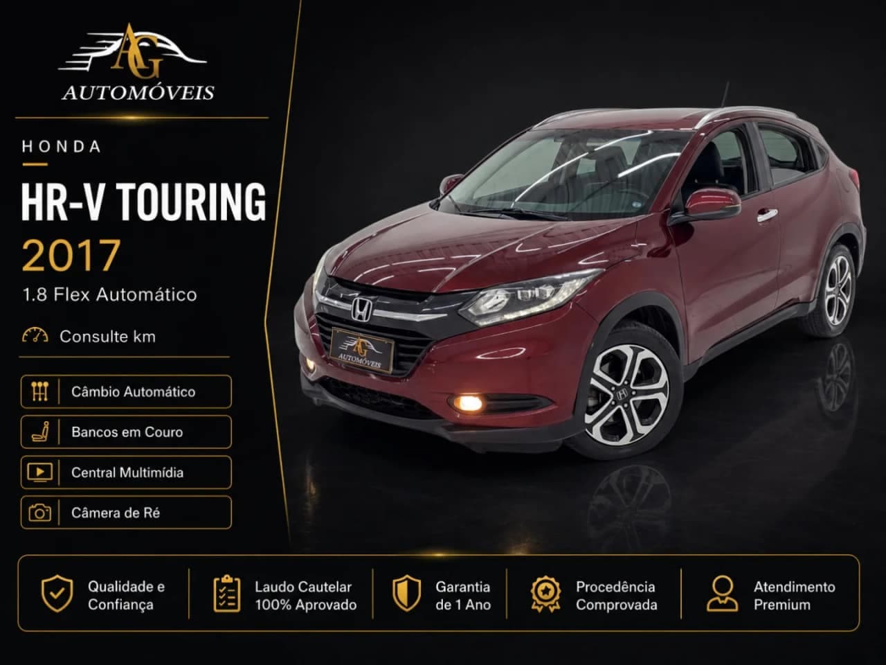 Honda HR-V 1.8 16V FLEX TOURING 4P AUTOMÁTICO