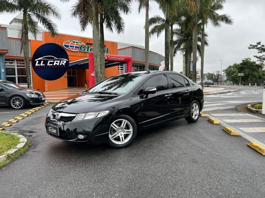 Honda Civic EXS 1.8 FLEX - BANCOS EM COURO - AR DIGITAL