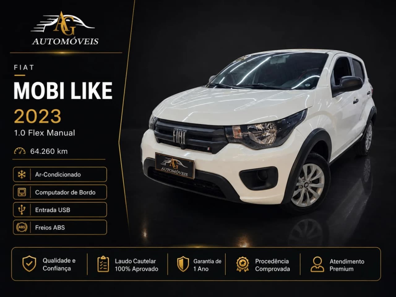 Fiat Mobi 1.0 EVO FLEX LIKE. MANUAL