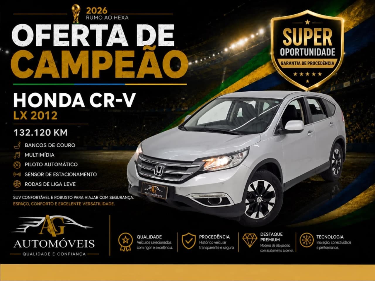 Honda Crv 2.0 LX 4X2 16V GASOLINA 4P AUTOMÁTICO