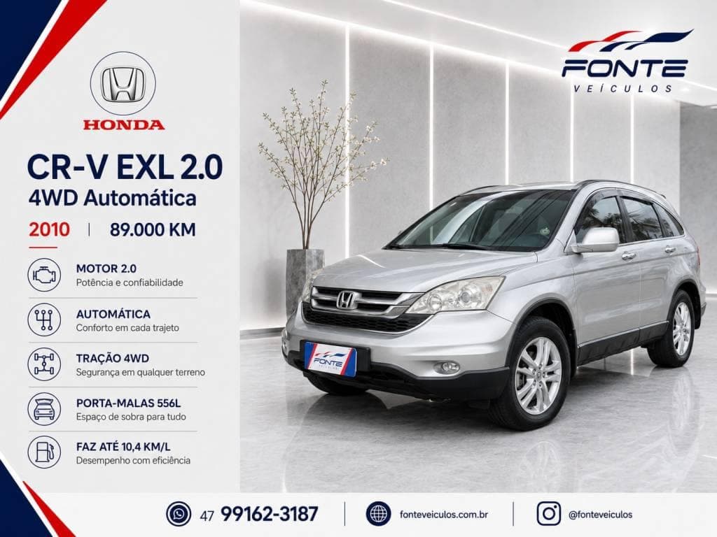 Honda CR-V EXL 2.0 4WD Automática