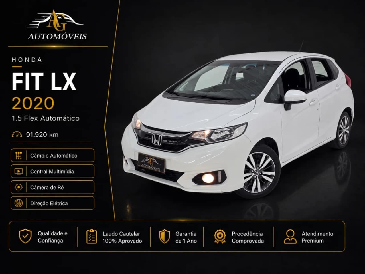 Honda Fit 1.5 LX 16V FLEX 4P AUTOMÁTICO