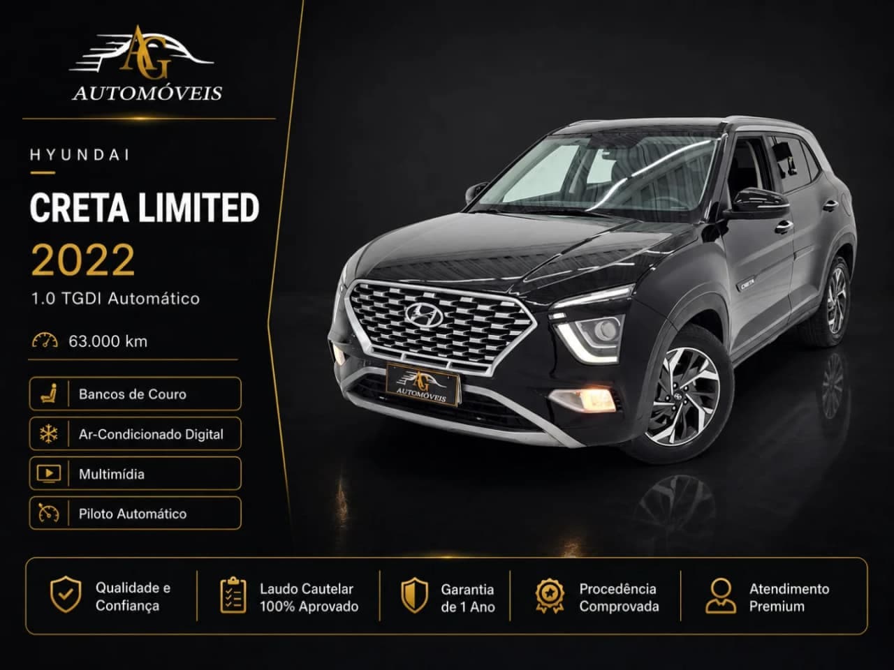 Hyundai Creta 1.0 TGDI FLEX LIMITED AUTOMÁTICO