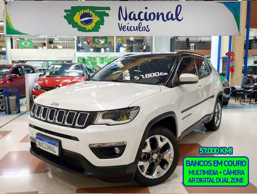 Jeep Compass 2.0 LONGITUDE + COURO (SÓ 57MIL KM)