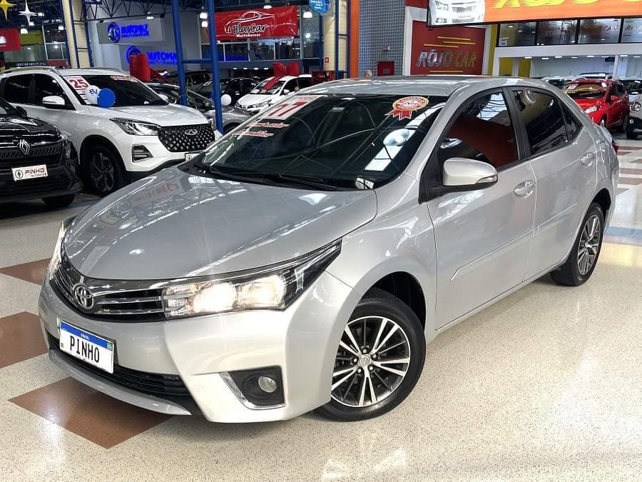 Toyota Corolla GLI 1.8 AUTOMATICO TOP + COURO + RODA +MIDIA