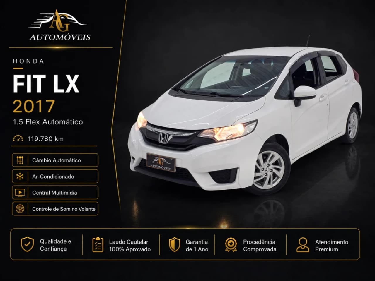 Honda Fit 1.5 LX 16V FLEX 4P AUTOMÁTICO