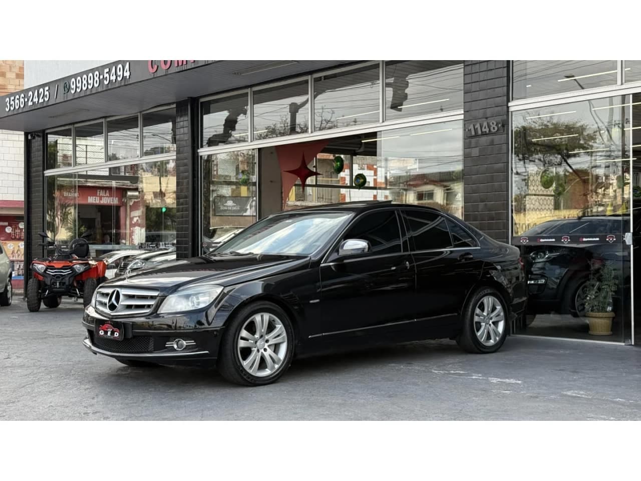 Mercedes-Benz C-200 1.8 AVANTGARDE KOMPRESSOR GASOLINA 4P AUTOMÁTICO