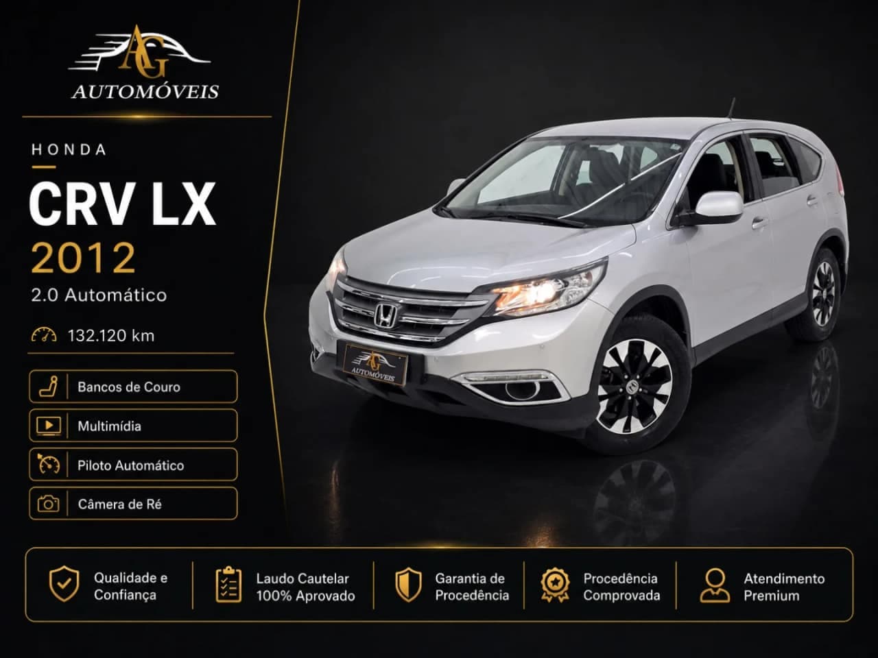 Honda Crv 2.0 LX 4X2 16V GASOLINA 4P AUTOMÁTICO