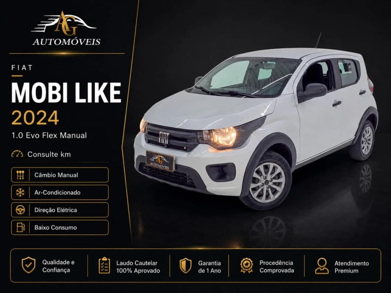 Fiat Mobi 1.0 EVO FLEX LIKE. MANUAL