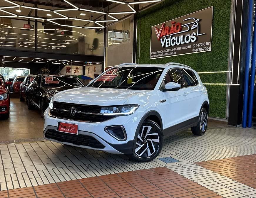 Volkswagen T-Cross HIGHLINE 1.4 AUT. - PAINEL TFT+COURO+MULTIMIDIA