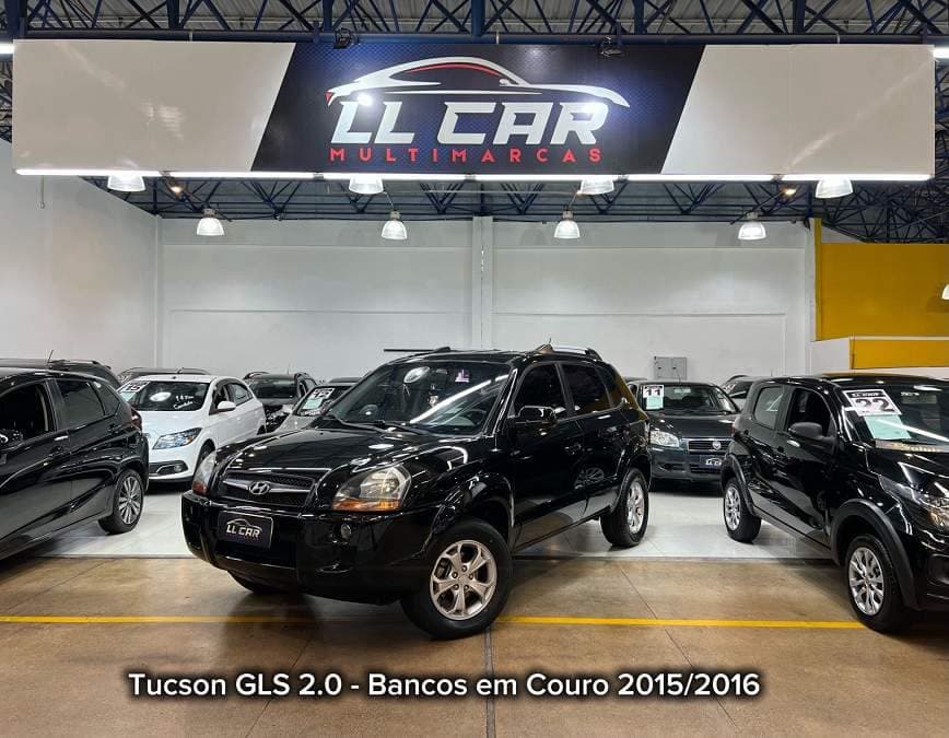 Hyundai Tucson GLS 2.0 FLEX - BANCOS EM COURO - BAIXO KM