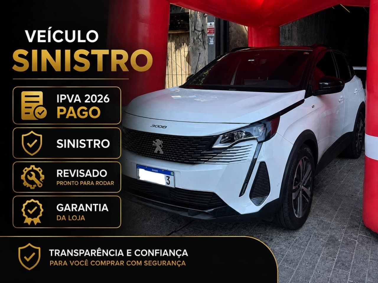 Peugeot 3008 1.6 16V THP GASOLINA GT PACK AUTOMÁTICO