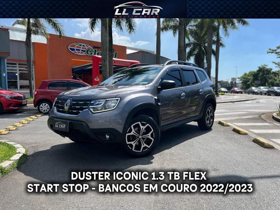 Renault Duster ICONIC 1.3 TB - MULTIMÍDIA - EXCELENTE ESTADO