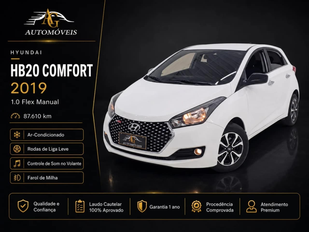 Hyundai Hb20 1.0 COMFORT 12V FLEX 4P MANUAL
