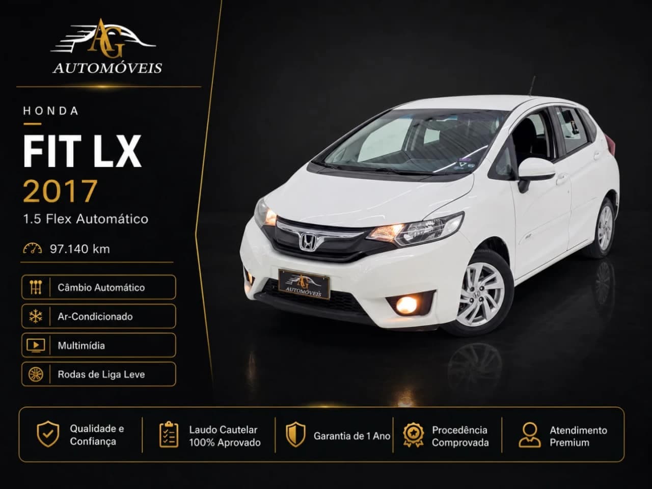 Honda Fit 1.5 LX 16V FLEX 4P AUTOMÁTICO