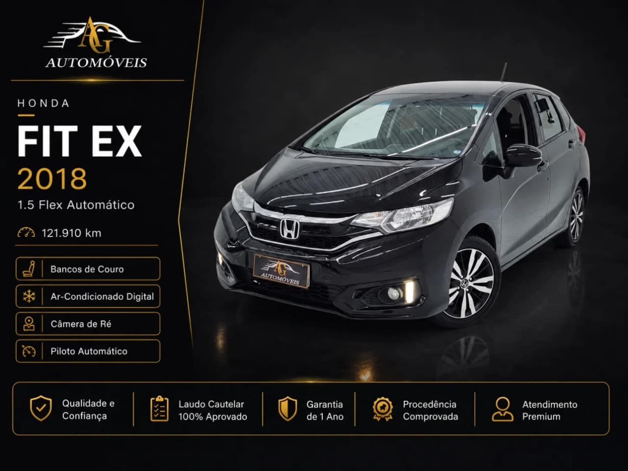Honda Fit 1.5 EX 16V FLEX 4P AUTOMÁTICO