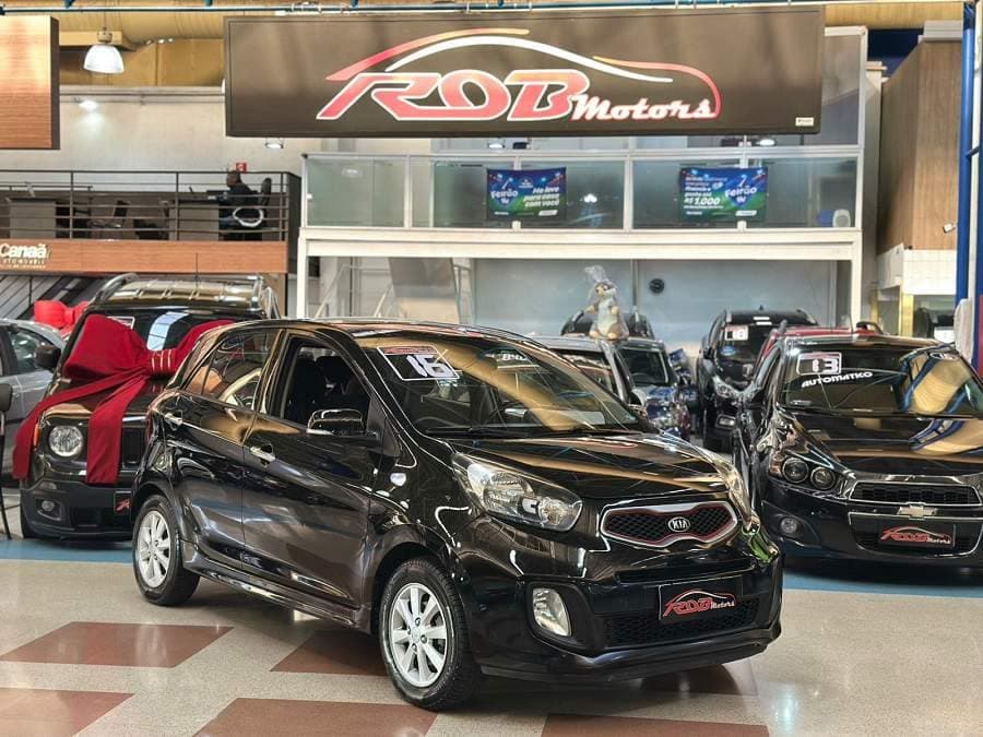 Kia Picanto 1.0 EX COMPLETO AUTOMÁTICO+BANCOS DE COURO