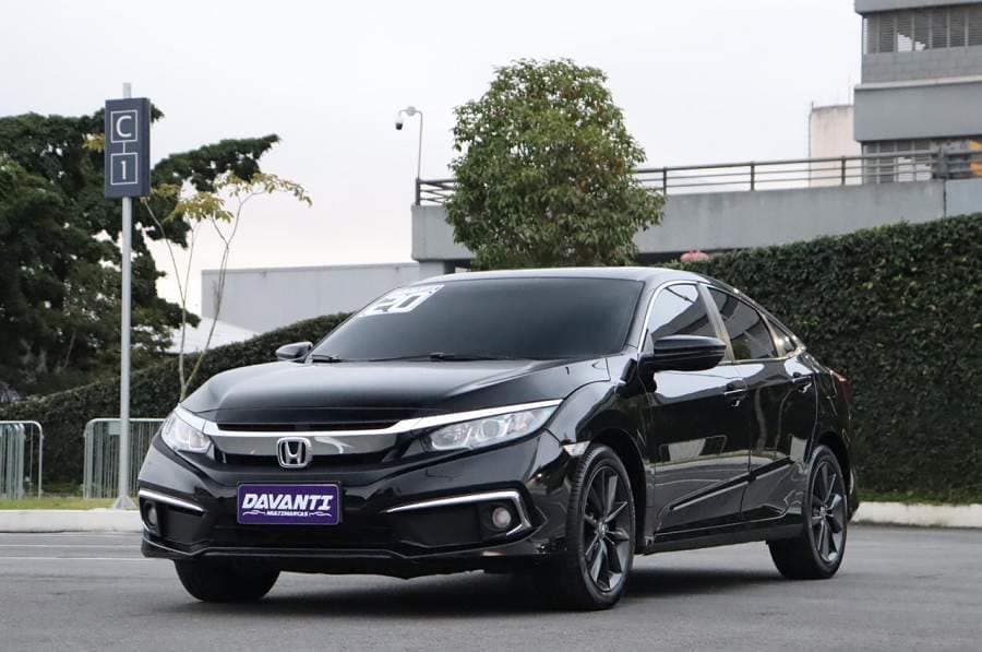 Honda Civic EX 2.0 CVT BANCOS DE COURO + MULTIMIDIA