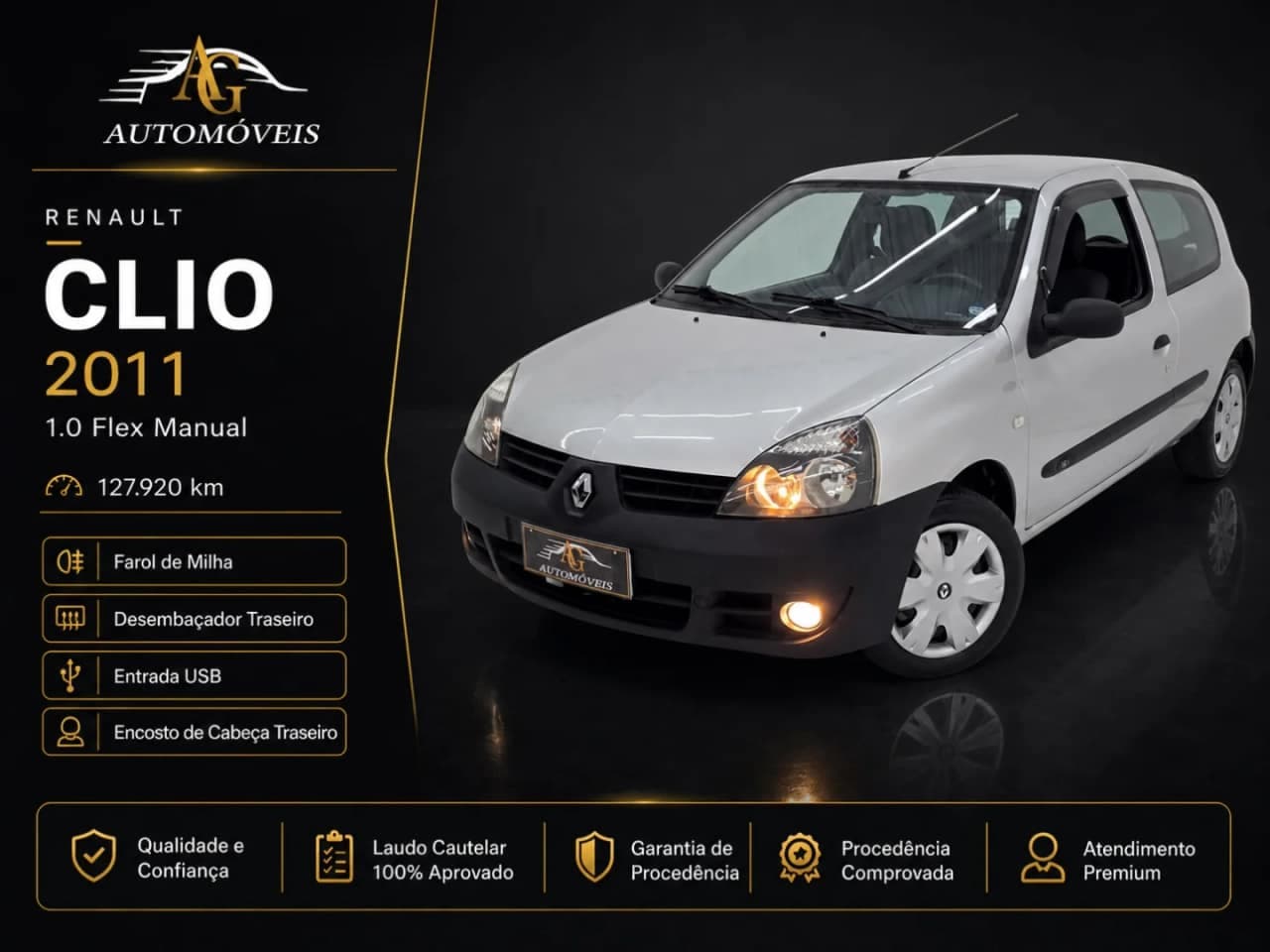 Renault Clio 1.0 16V FLEX 2P MANUAL