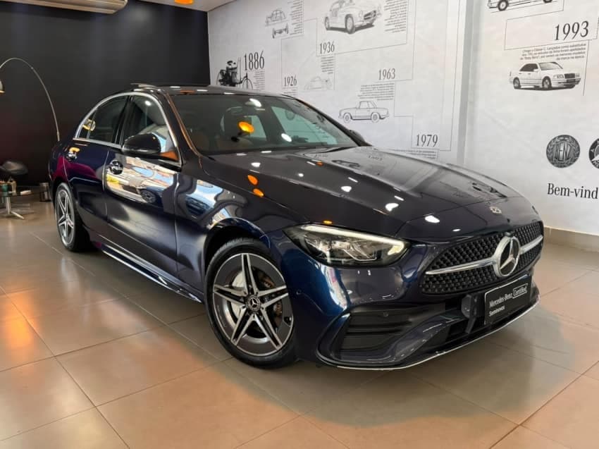 Mercedes-benz C 200 1.5 Eq Boost Hibrido Amg Line 9g-tronic 4p Automatico 2022