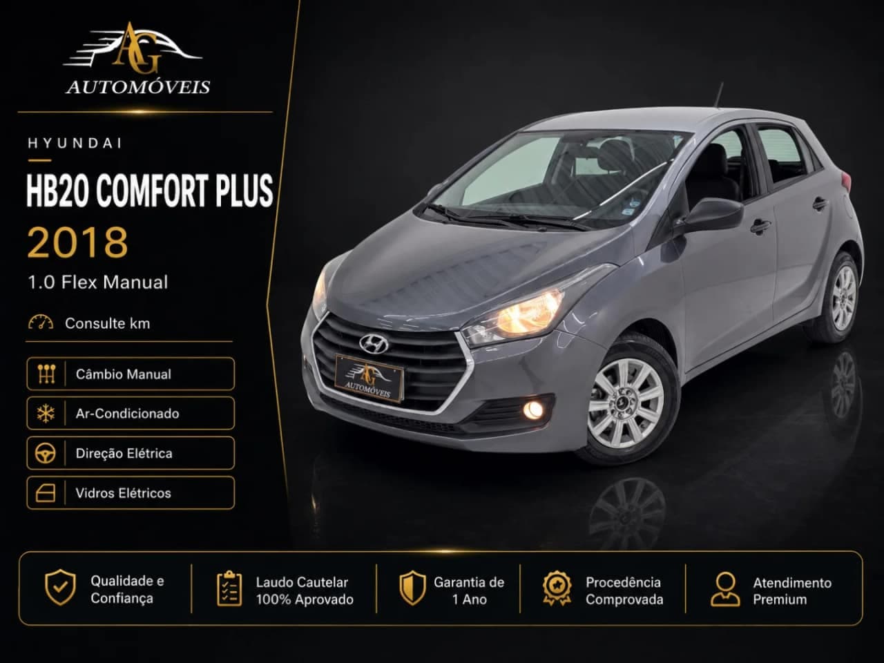 Hyundai Hb20 1.0 COMFORT PLUS 12V FLEX 4P MANUAL