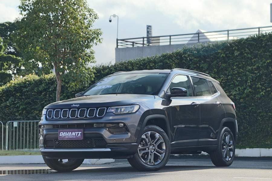 Jeep Compass LONGITUDE 1.3 T270 BANCOS DE COURO + MULTIMIDIA