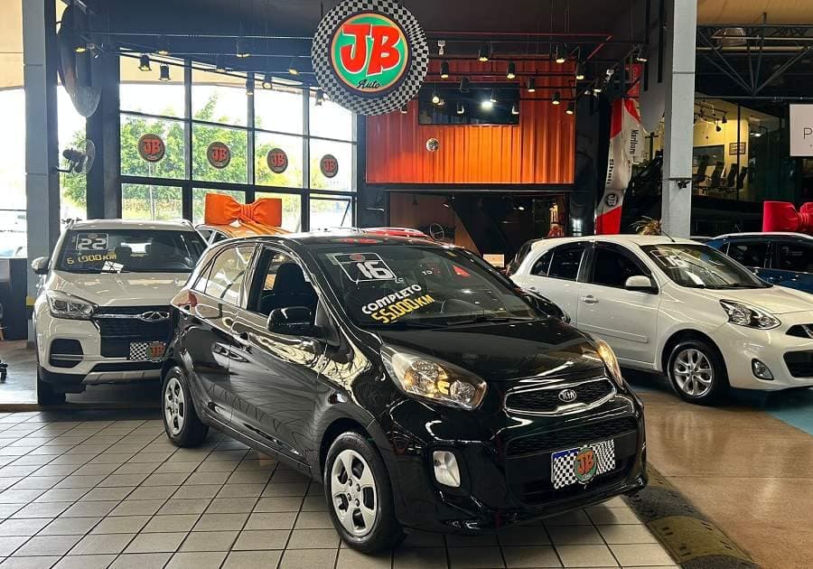 Kia Picanto EX 1.0 FLEX / COMPLETO + BAIXA KM