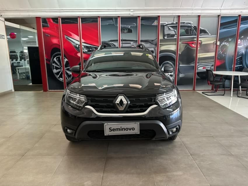 Renault Duster Iconic 1.6/1.3 Turbo Cvt Flex Preto Seminovo