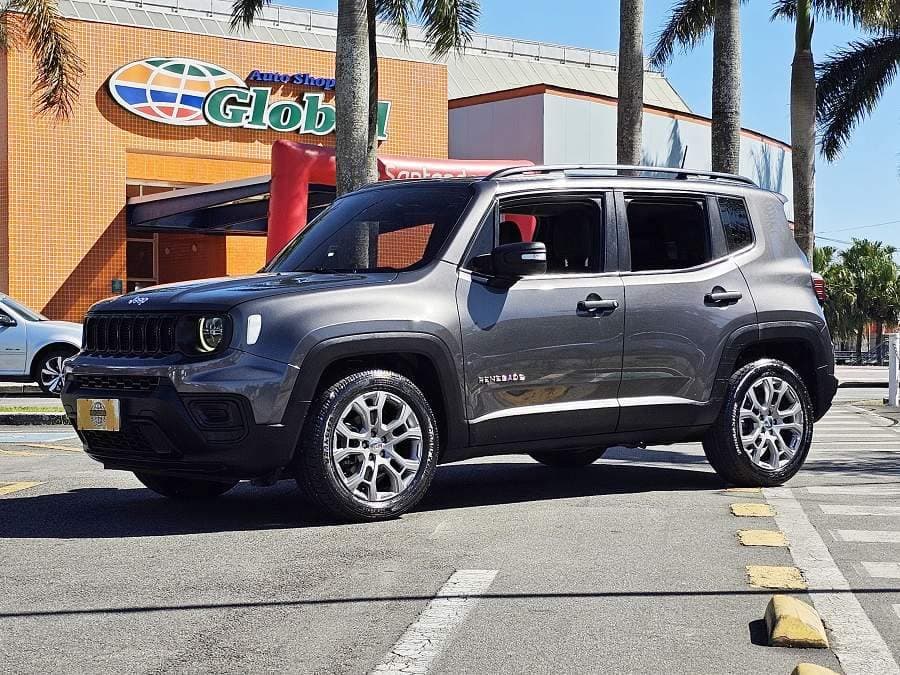 Jeep Renegade 1.3 TURBO SPORT AT+COURO+MULTIMÍDIA E 59.000KM