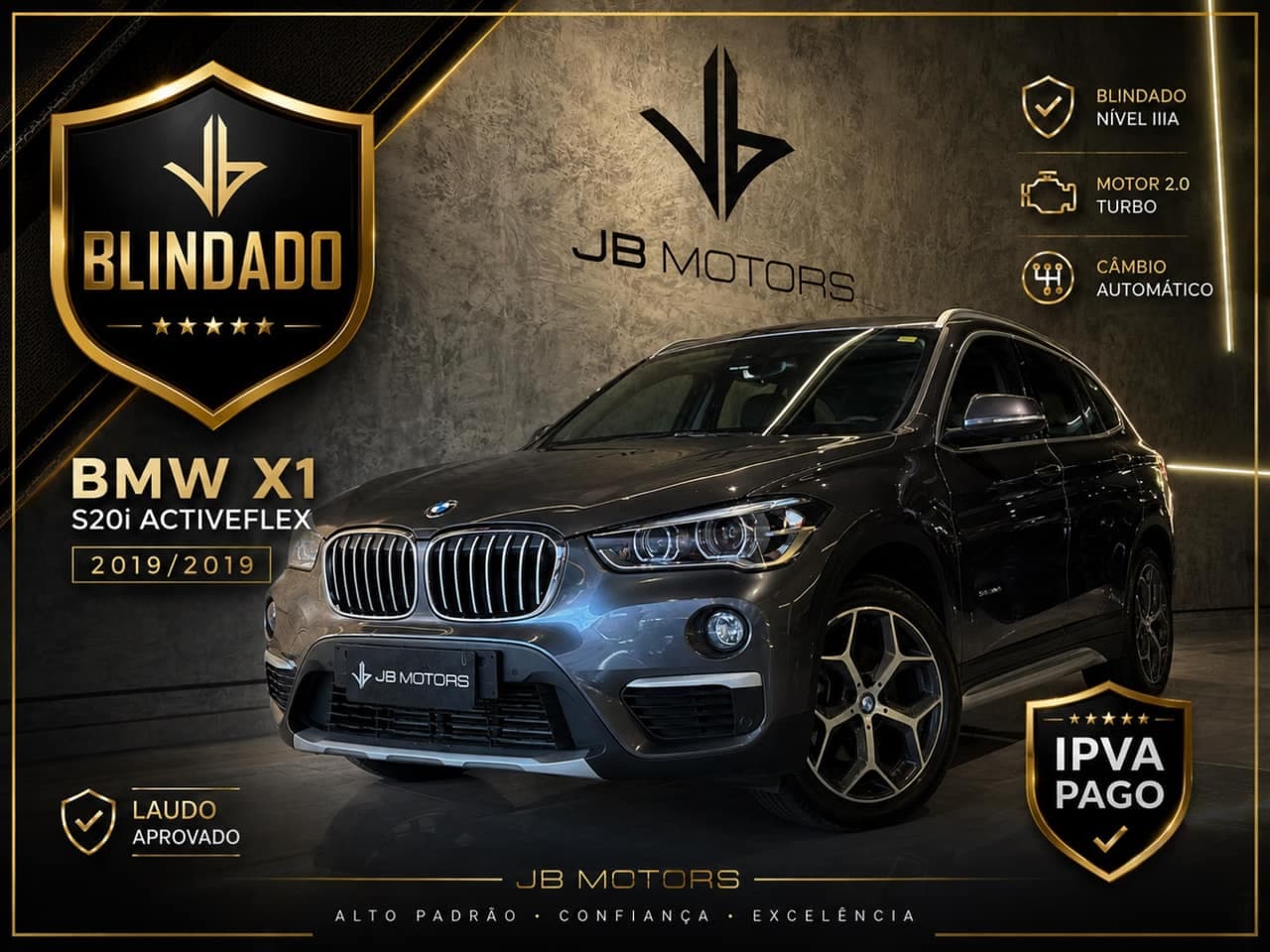BMW X1 2.0 16V TURBO ACTIVEFLEX SDRIVE20I 4P AUTOMÁTICO