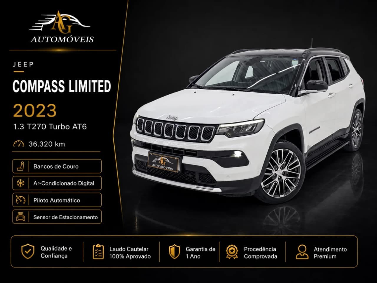 Jeep Compass 1.3 T270 TURBO FLEX LIMITED AT6