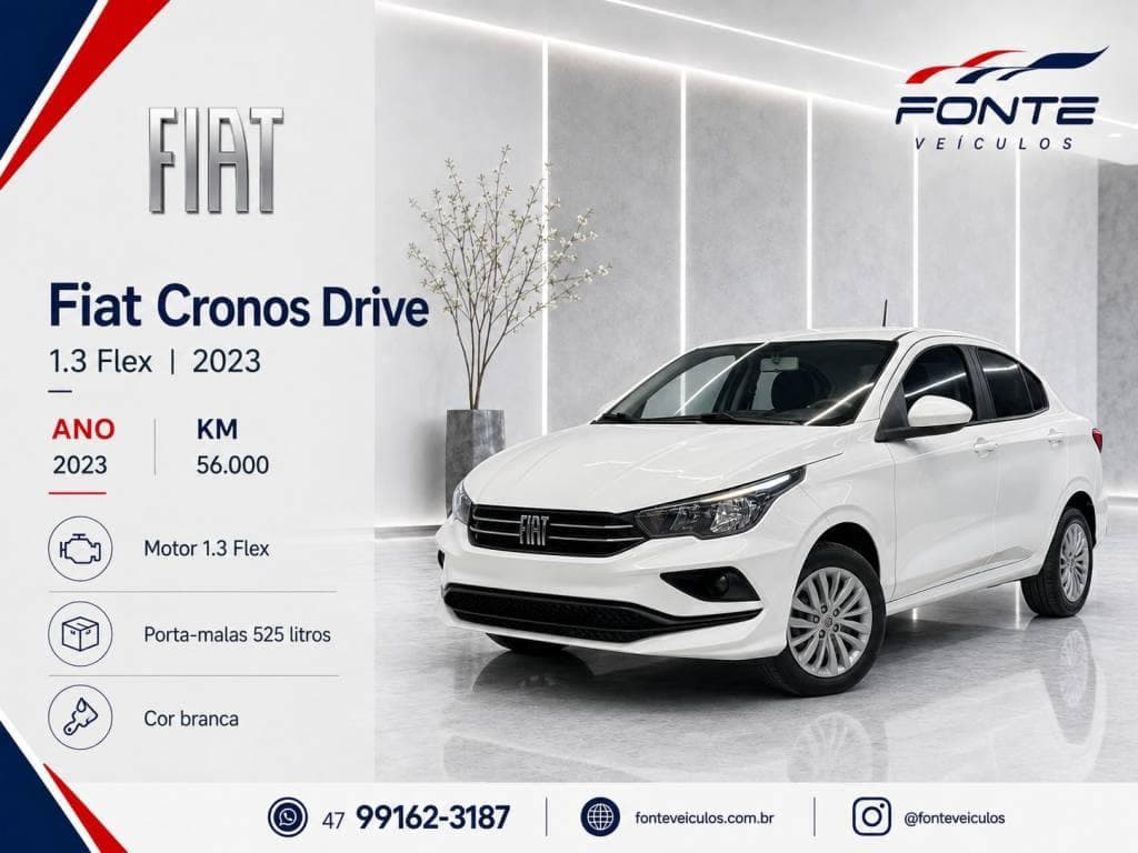 Fiat Cronos Drive 1.3 Flex