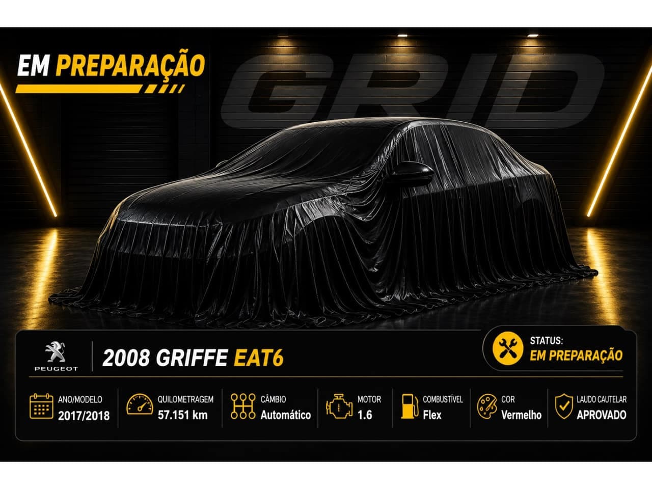 Peugeot 2008 1.6 16V FLEX GRIFFE 4P AUTOMÁTICO