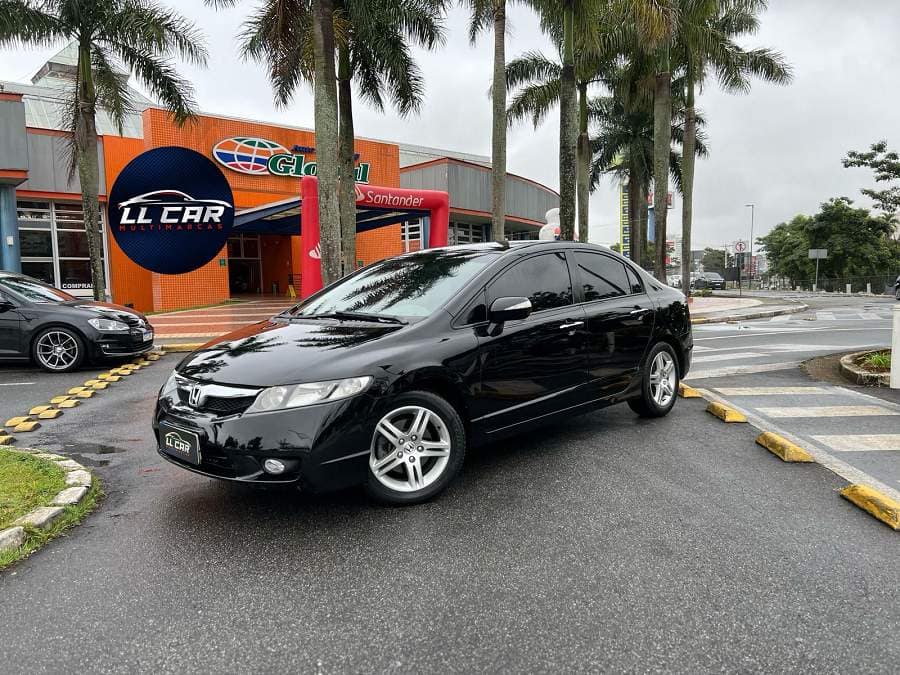 Honda Civic EXS 1.8 FLEX - BANCOS EM COURO - AR DIGITAL