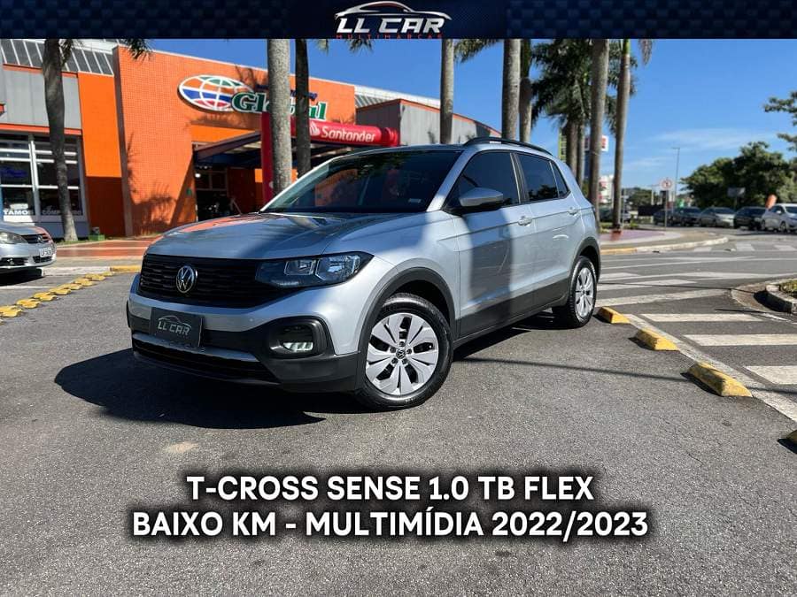 Volkswagen T-Cross SENSE 1.0 TB - BAIXO KM