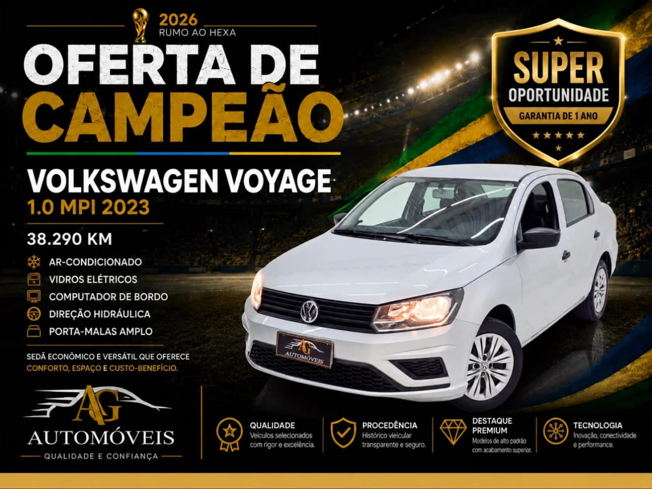Volkswagen Voyage 1.0 12V MPI TOTALFLEX 4P MANUAL