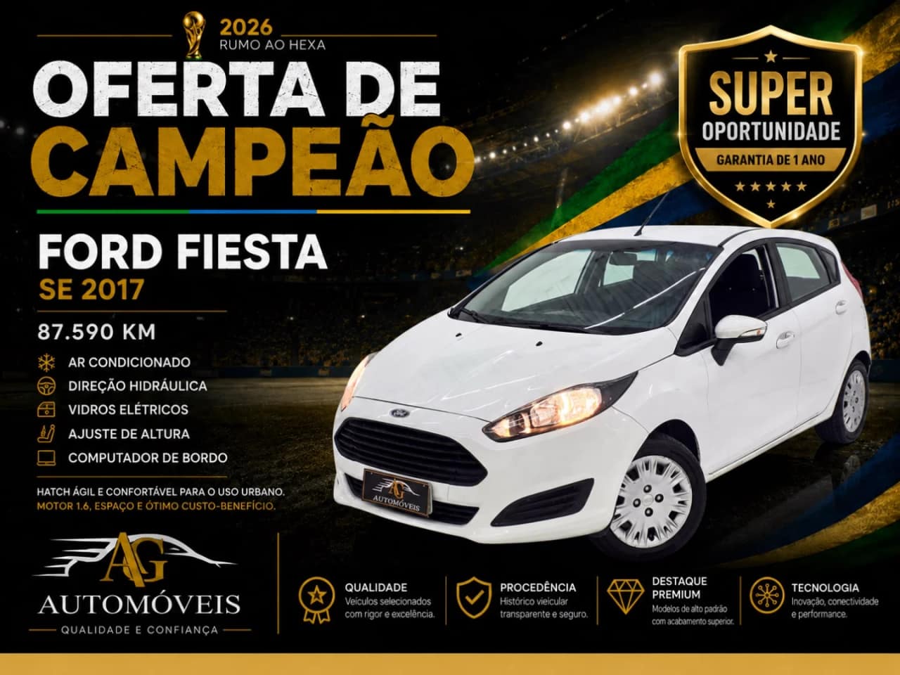 Ford Fiesta 1.6 SE HATCH 16V FLEX 4P MANUAL