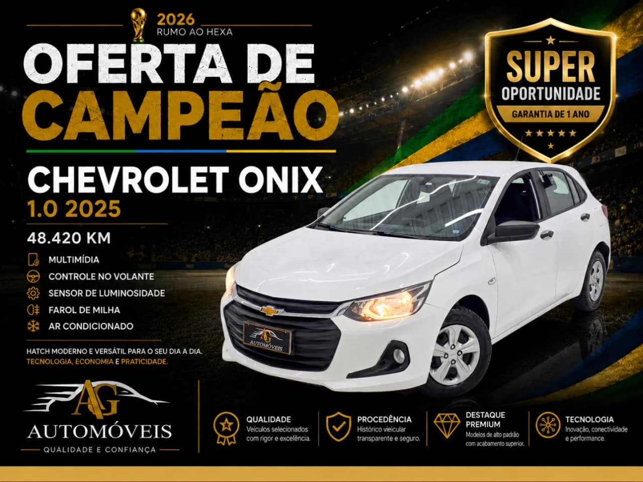 Chevrolet Onix 1.0 FLEX MANUAL