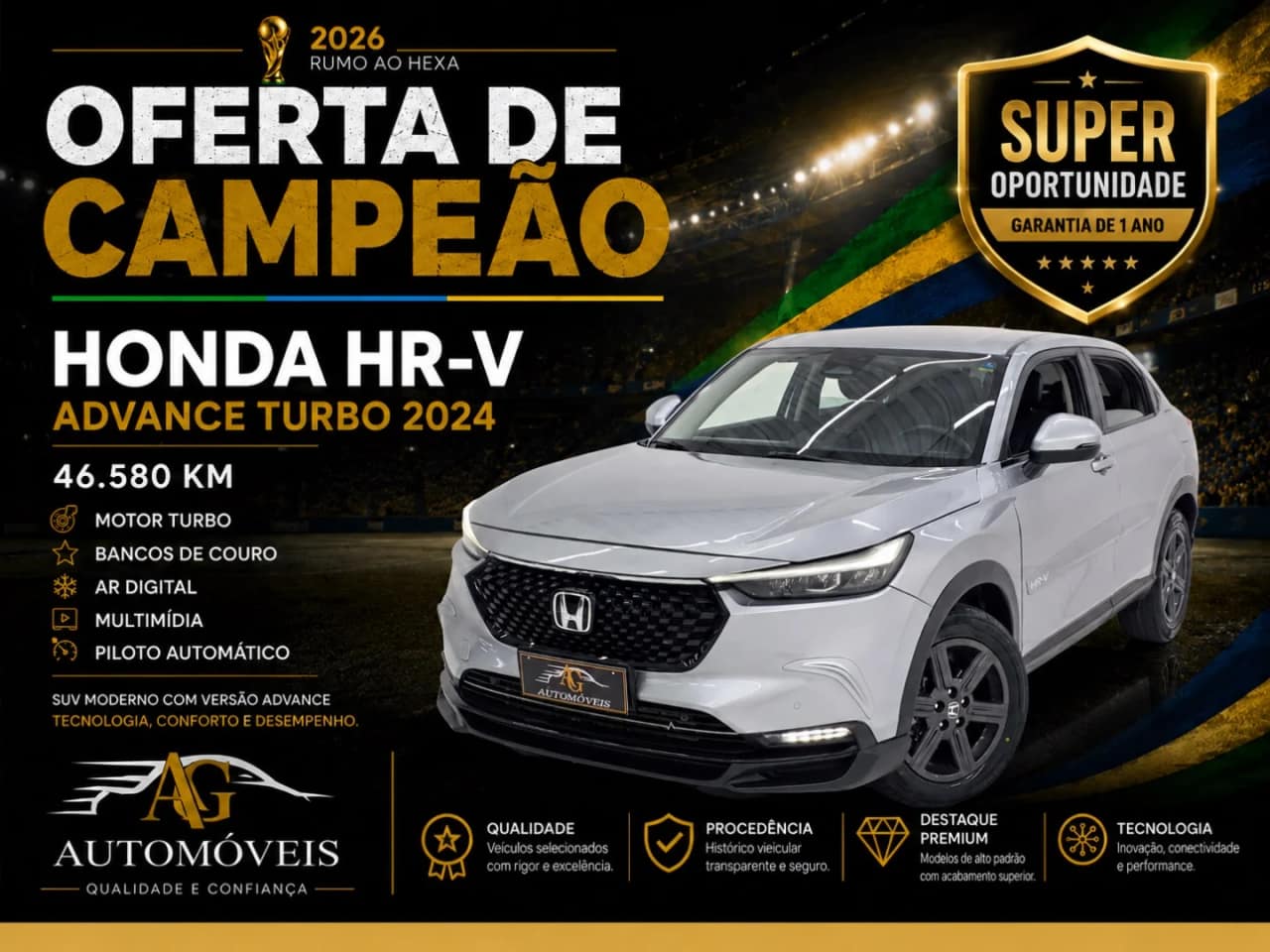 Honda HR-V 1.5 DI I-VTEC TURBO FLEX ADVANCE CVT