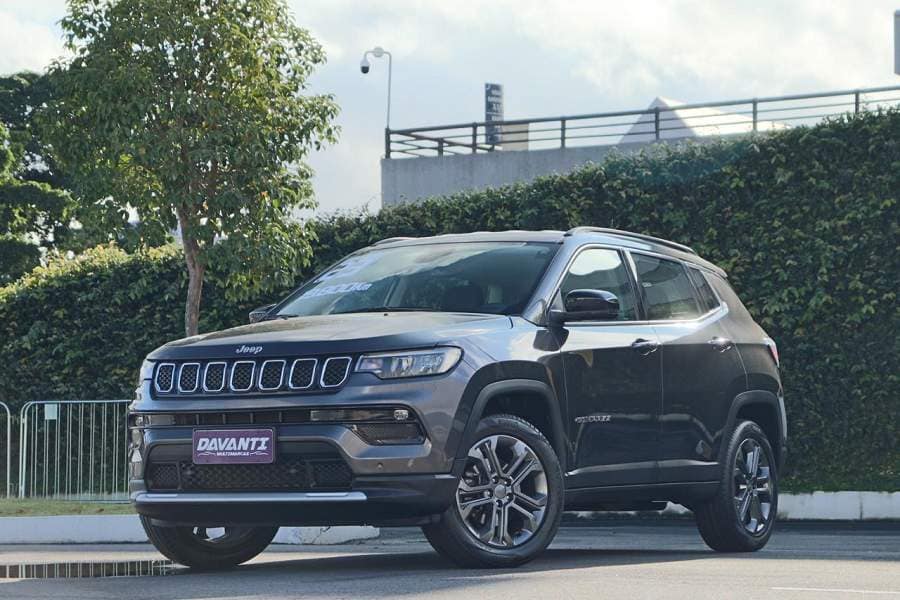 Jeep Compass LONGITUDE 1.3 T270 BANCOS DE COURO + MULTIMIDIA
