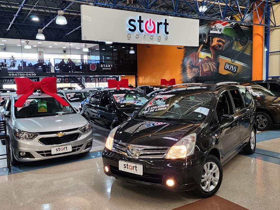 Nissan Grand Livina 1.8 SL 07 LUGARES AR DIGITAL BANCOS EM COURO MULTI