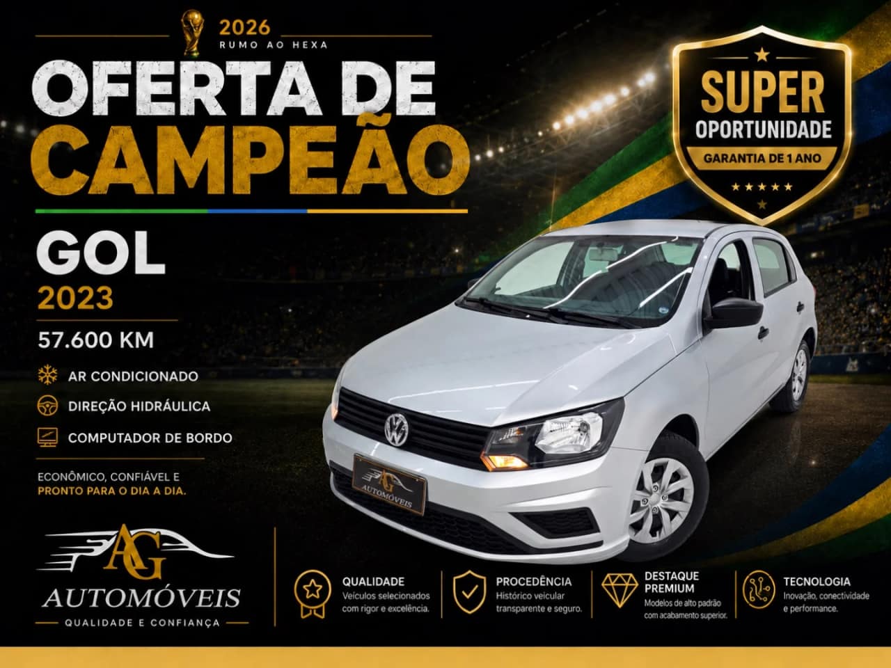 Volkswagen Gol 1.0 12V MPI TOTALFLEX 4P MANUAL