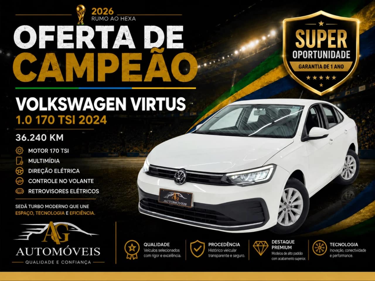 Volkswagen Virtus 1.0 170 TSI MANUAL
