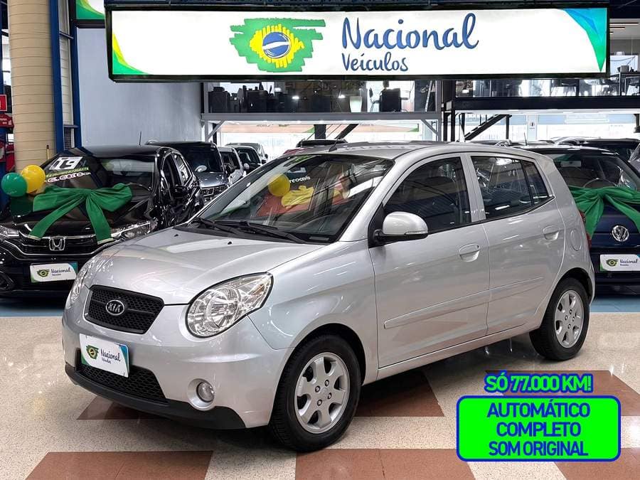 Kia Picanto 1.0 EX3 AUTOMÁTICO COMPLETO + COURO
