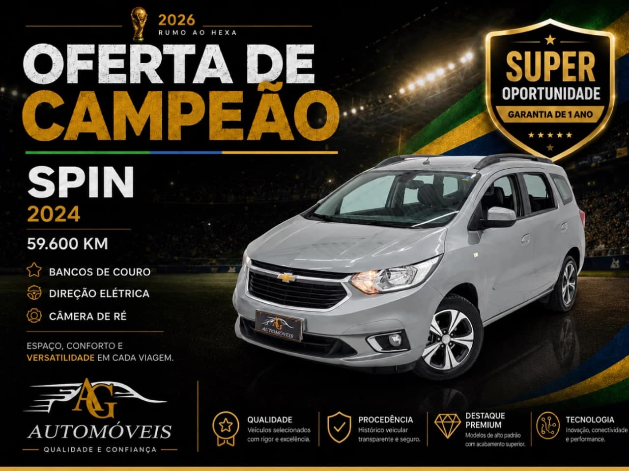 Chevrolet Spin 1.8 PREMIER 8V FLEX 4P AUTOMÁTICO