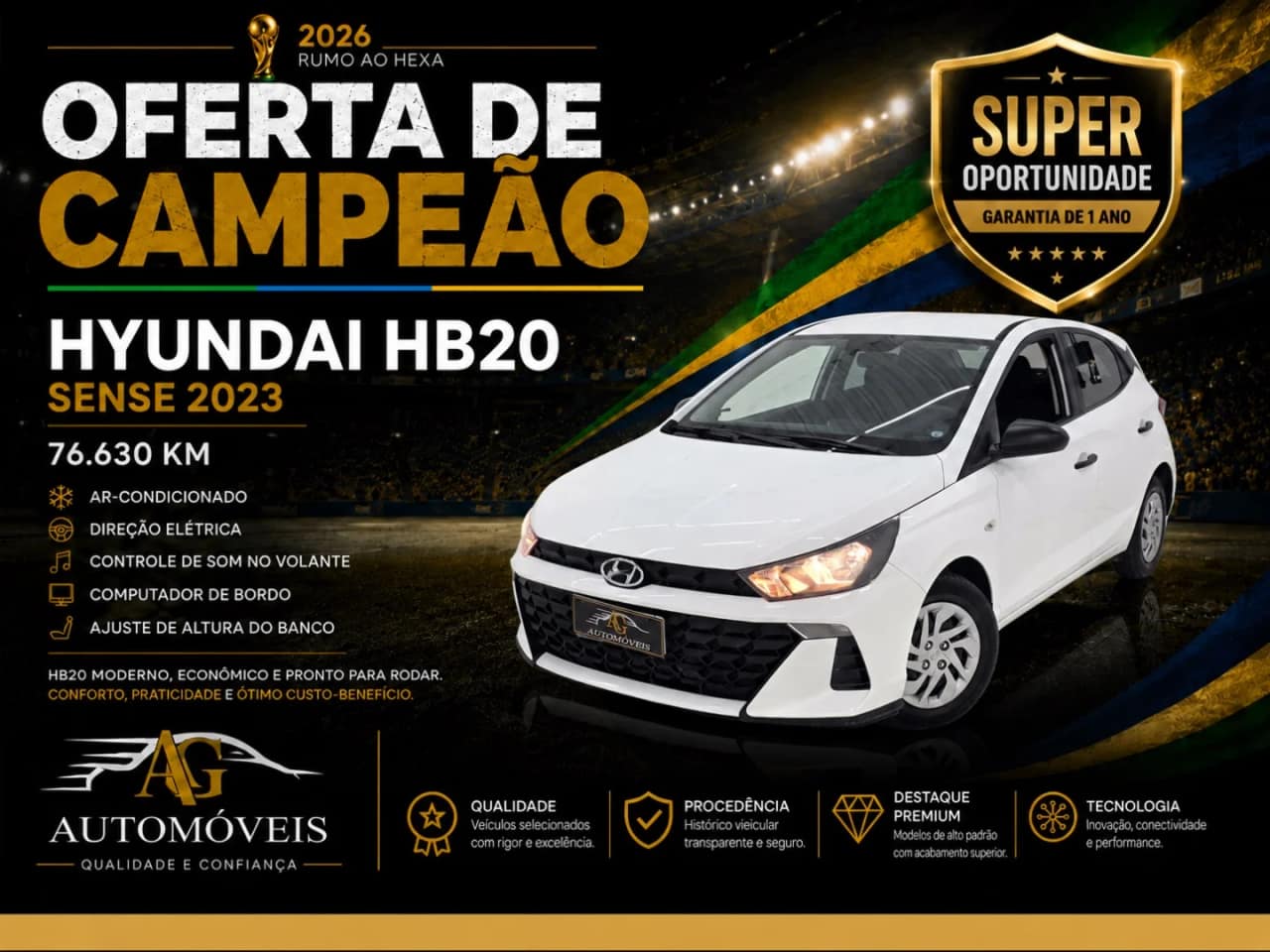 Hyundai Hb20 1.0 12V FLEX SENSE MANUAL